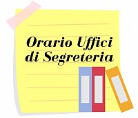 Tutti gli orari di apertura e chiusura degli Uffici di Segreteria